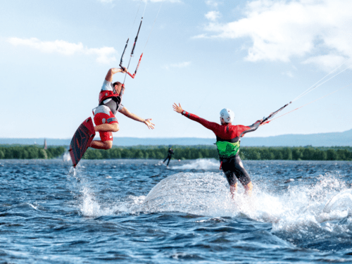 Kitesurfen am Steinhuder Meer
