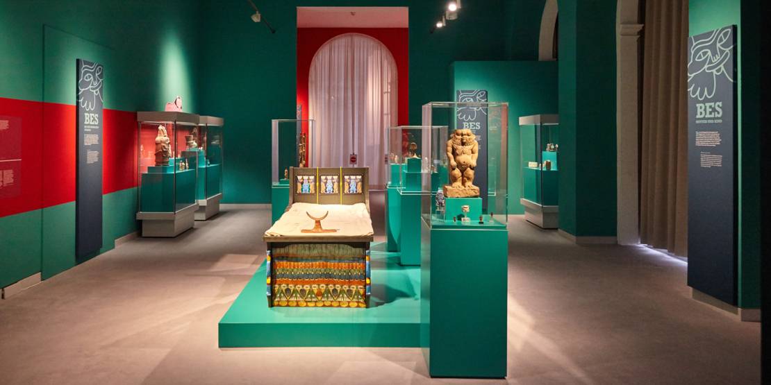 Guter Dämon Bes. Schutzgott der Ägypter